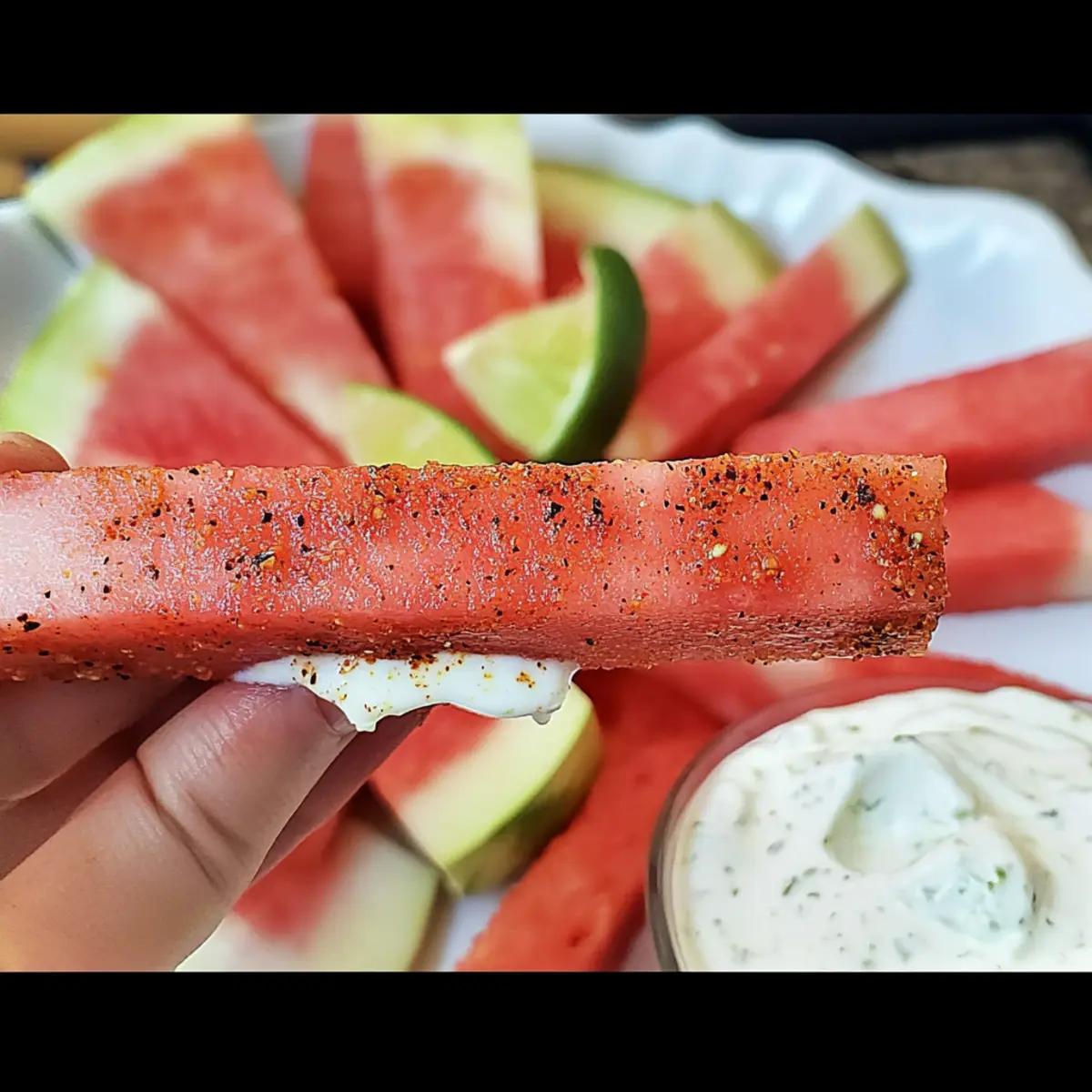 Chili Lime Watermelon Fries