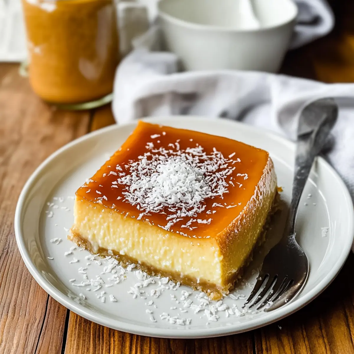 French Antilles Coconut Flan