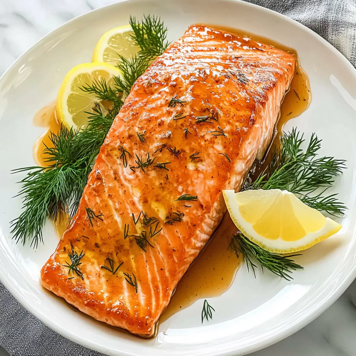 Baked King Salmon