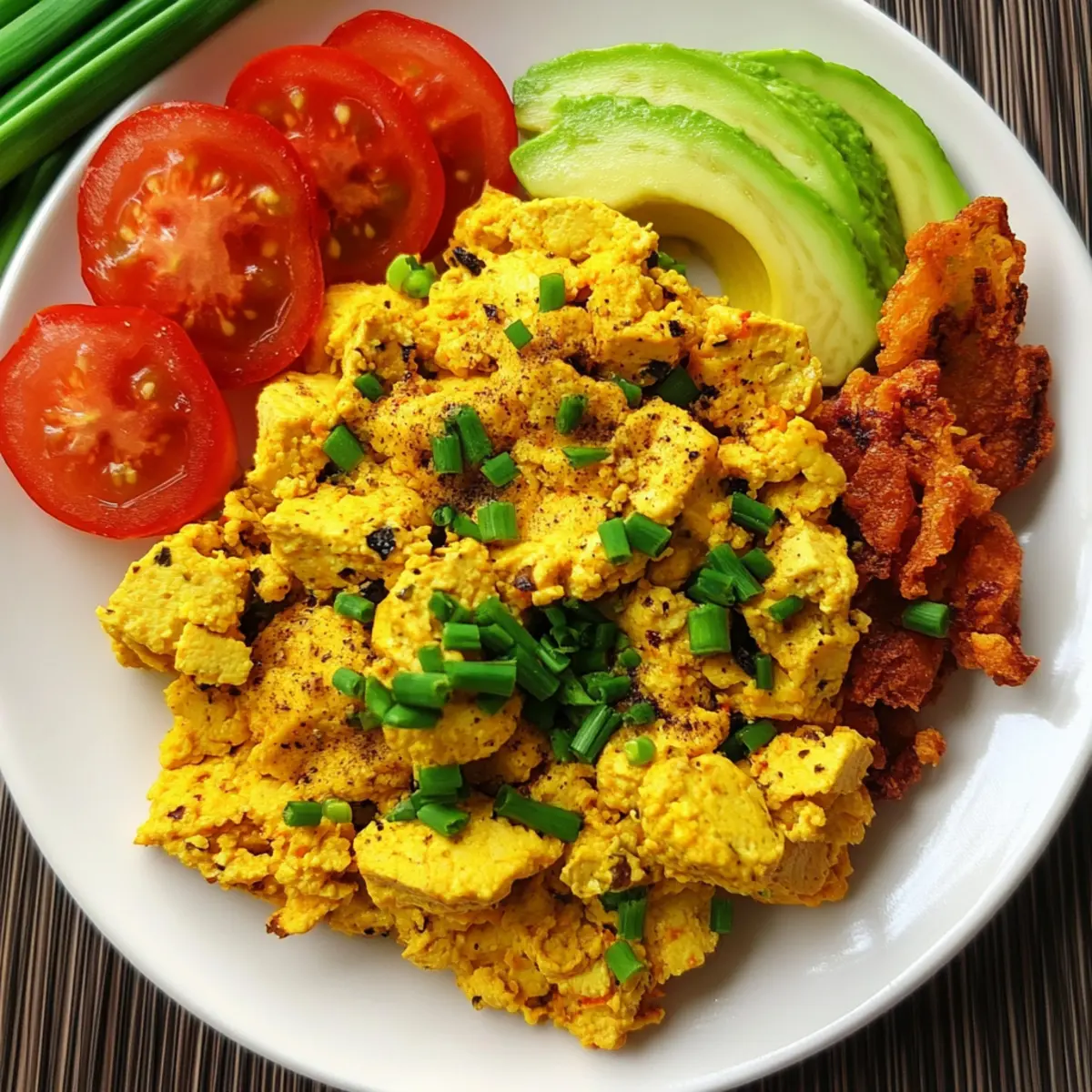 Super Eggy Vegan Tofu Scramble