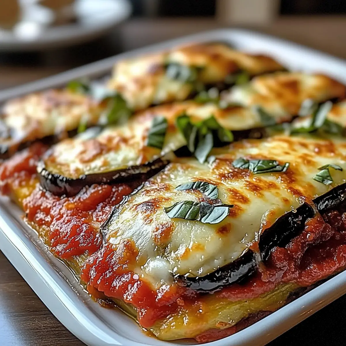 Low-Carb Eggplant Parmesan