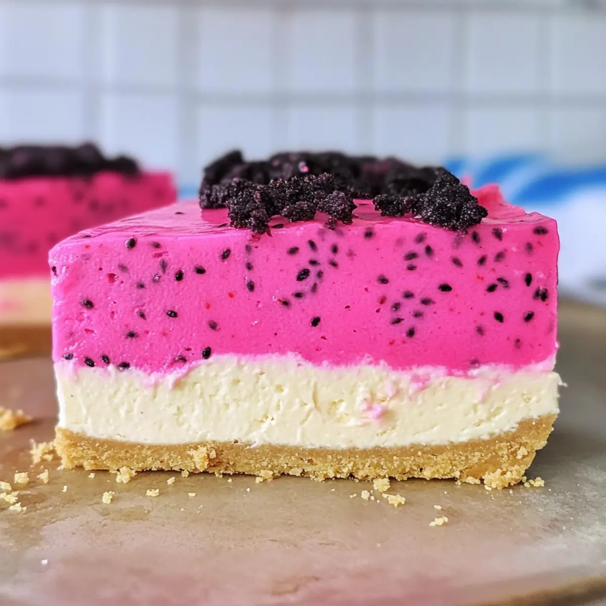 Dragon Fruit Cheesecake