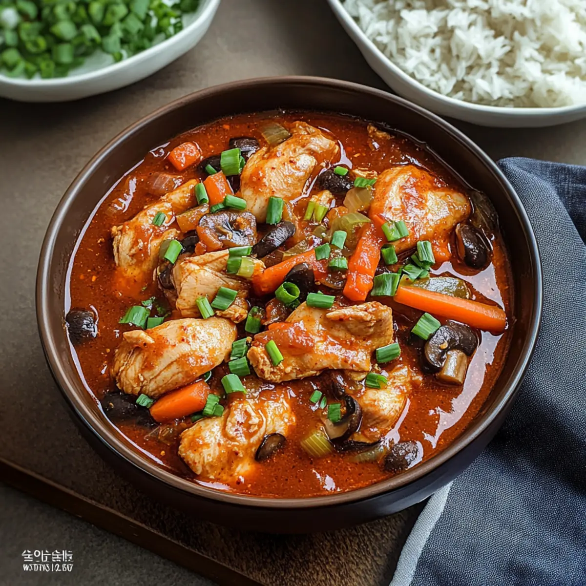 Slow Cooker Korean Chicken Stew