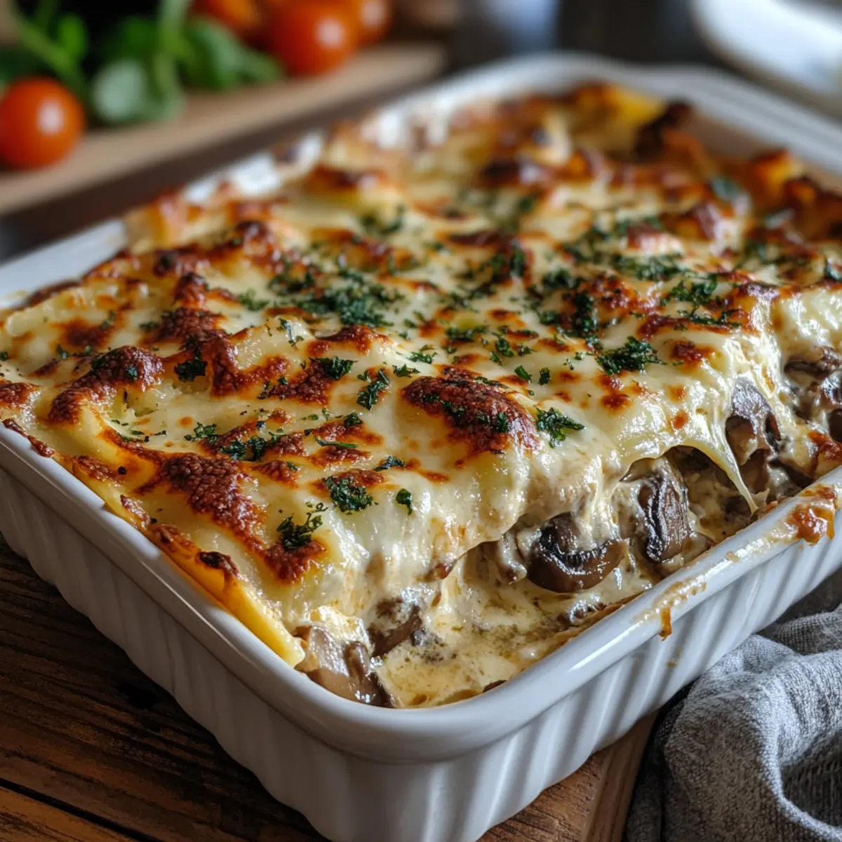 Mushroom Lasagna