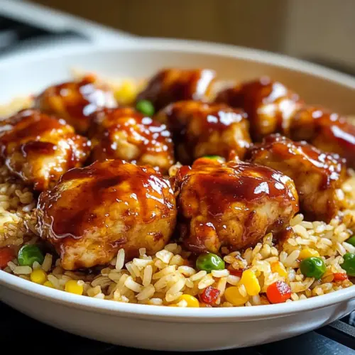 One Pan Bold Honey BBQ Chicken Rice