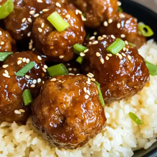 Sticky Asian Glazed Meatballs