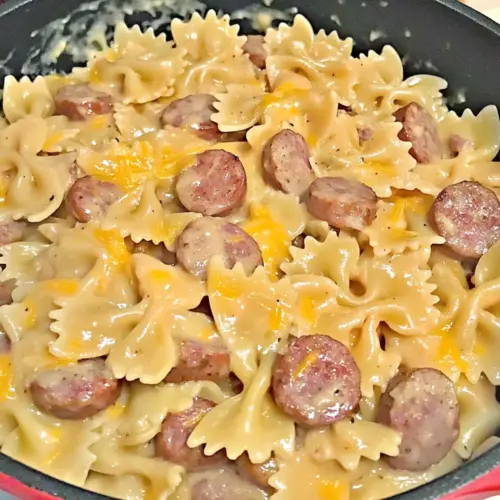 One Pot Smoked Sausage Pasta