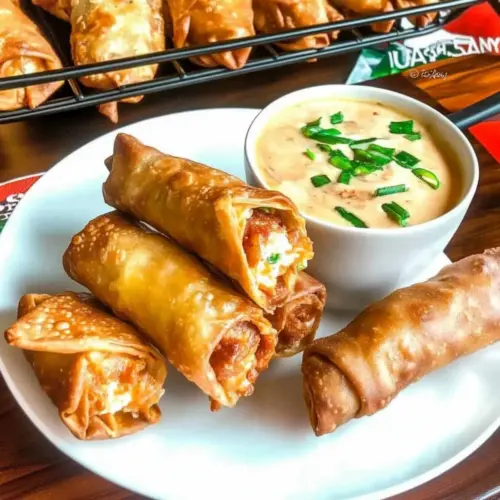 Buffalo Chicken Egg Rolls