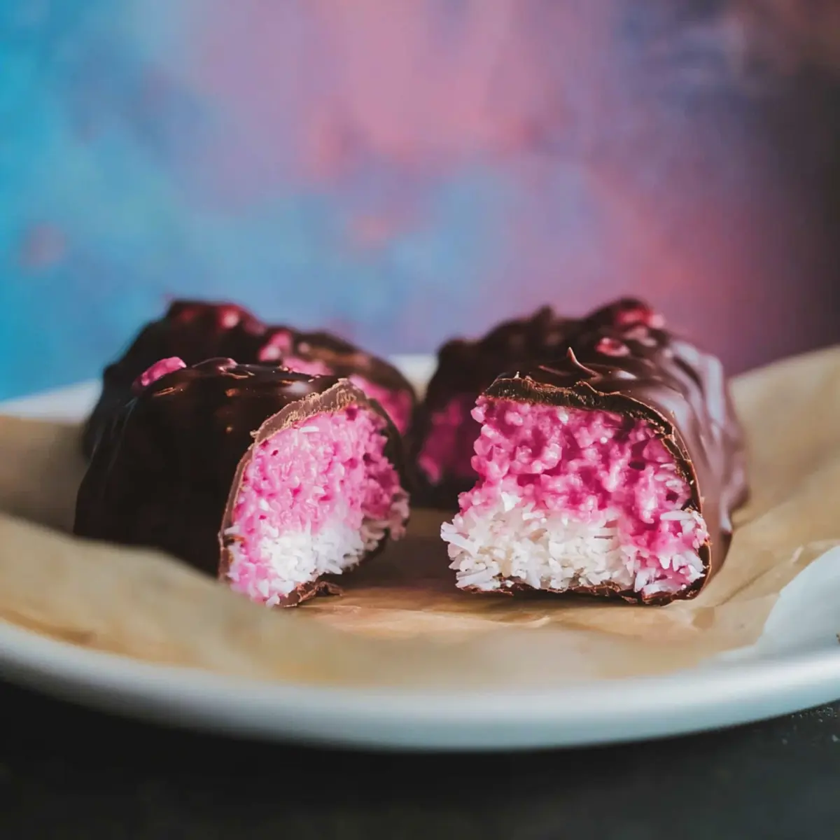 Raspberry Ruffle Bars