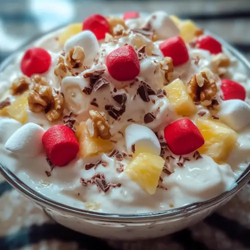 Banana Split Fluff Salad