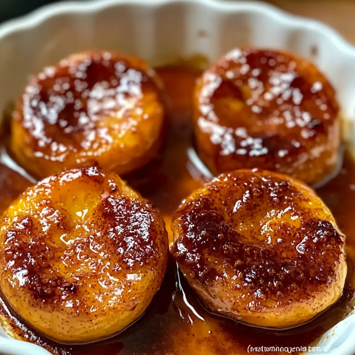 Brown Sugar Baked Peaches with Cinnamon