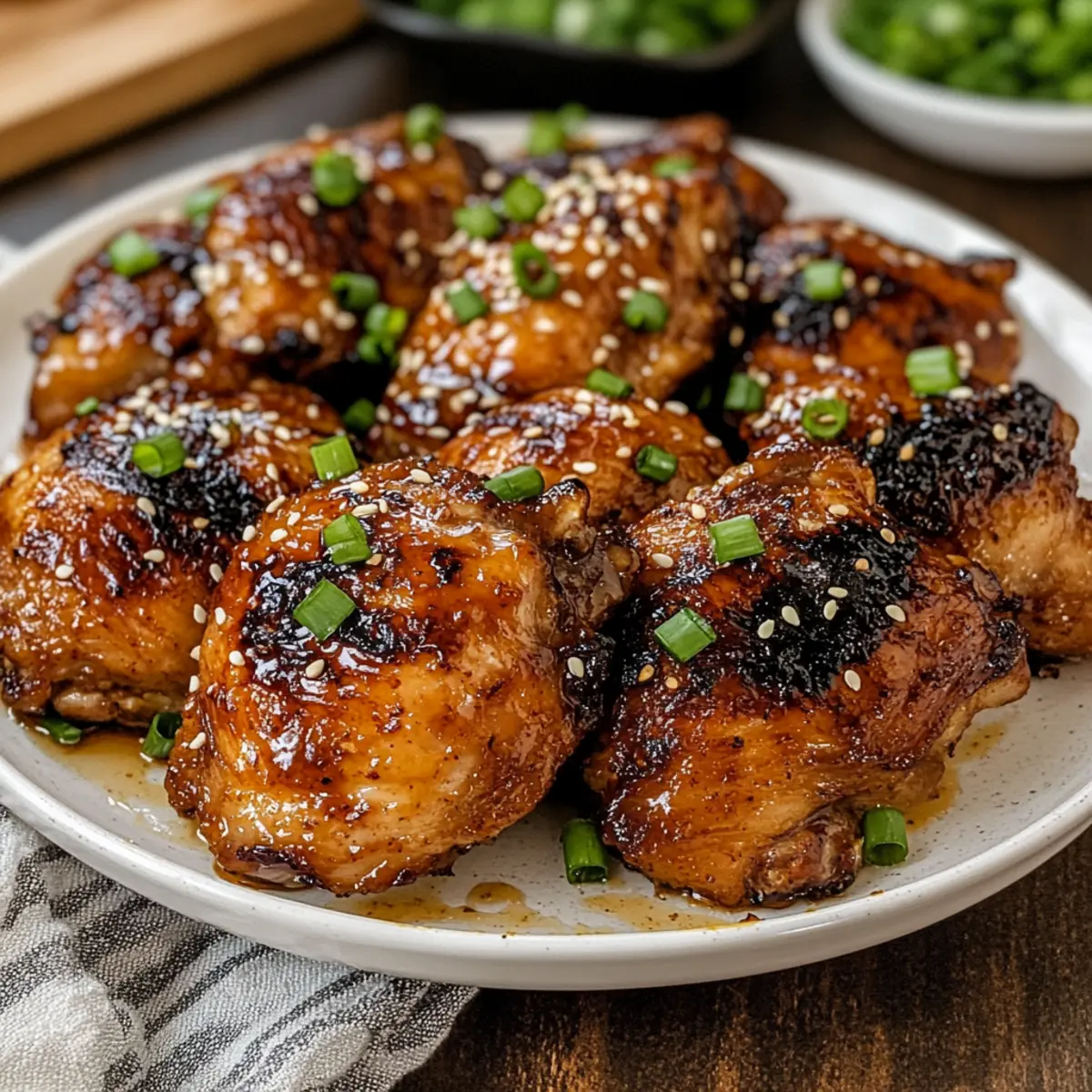 Juicy Korean Chicken Thighs